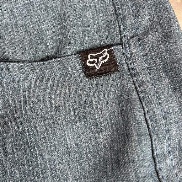 Fox Racing Board Shorts Men 34 Hybrid Blue Hike Camp Beach Surf Outdoor - Picture 3 of 11